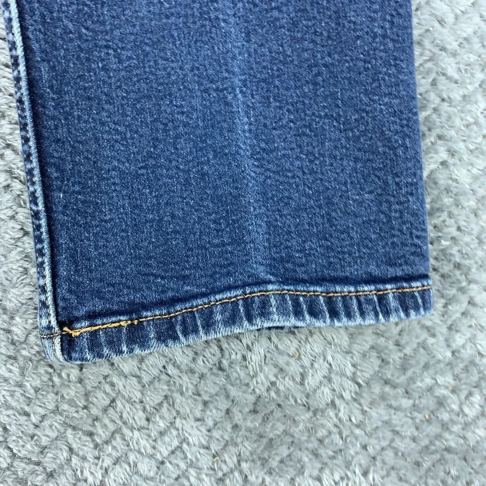 Levis 514 Jeans Men 36x32 (Fits 35x31) Blue Stretch Straight Leg Dark Wash Denim
